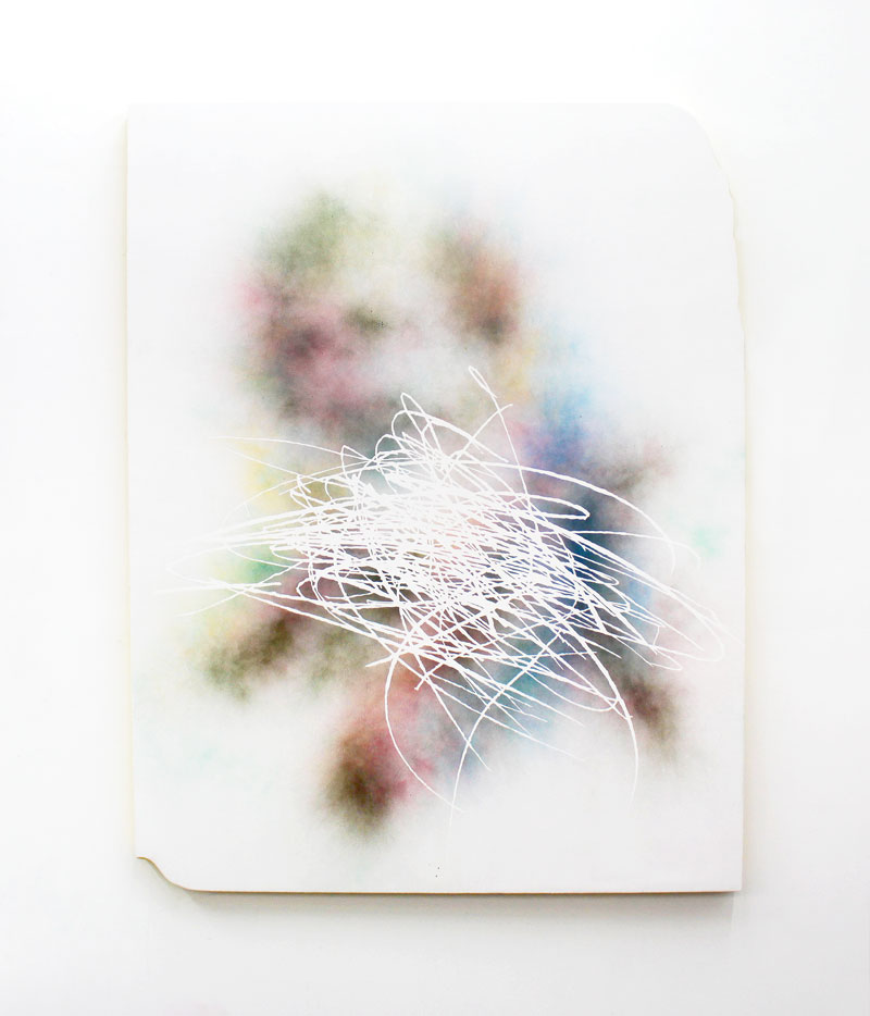 Distance、2020年、oil, acrylic, canvas on panel、1167×910mm